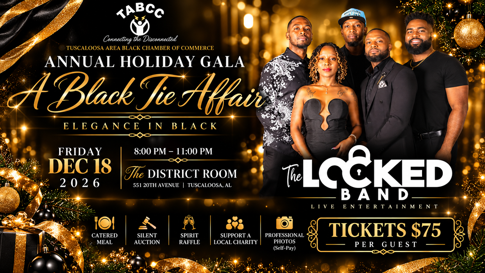 TABCC Annual Holiday Gala: A Black Tie Affair event
